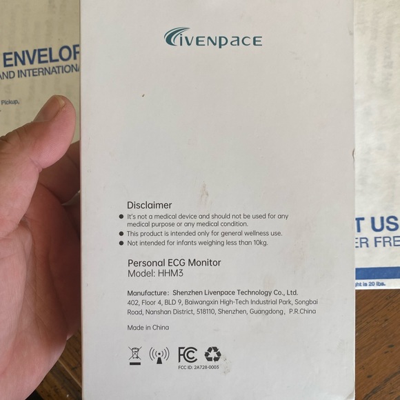 Livenpace Heart Health Monitor Personal ECG Device Tracker... - Picture 9 of 11